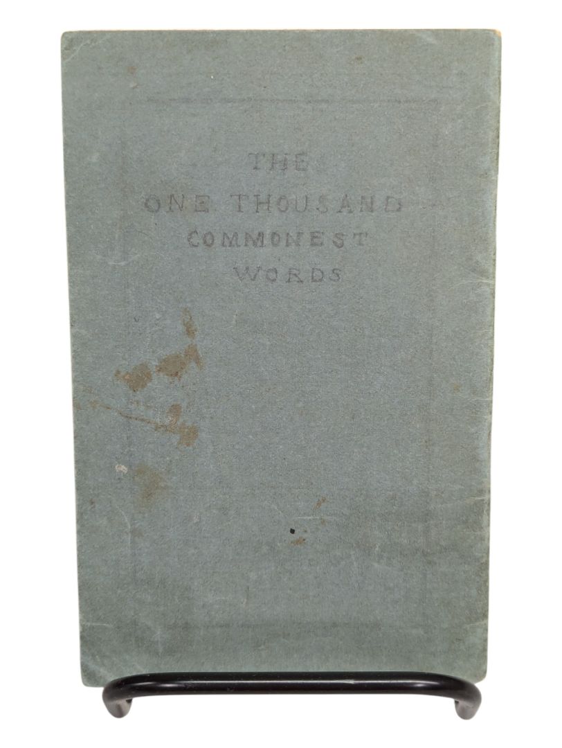 The One Thousand Commonest Words
