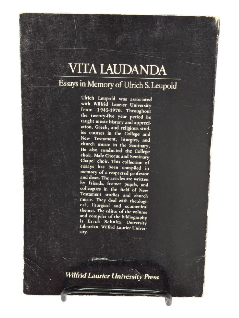 Essays in Memory of Ulrich S. Leupold