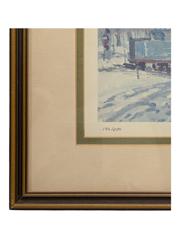 Painting of a Shed in Winter 15" x 13"