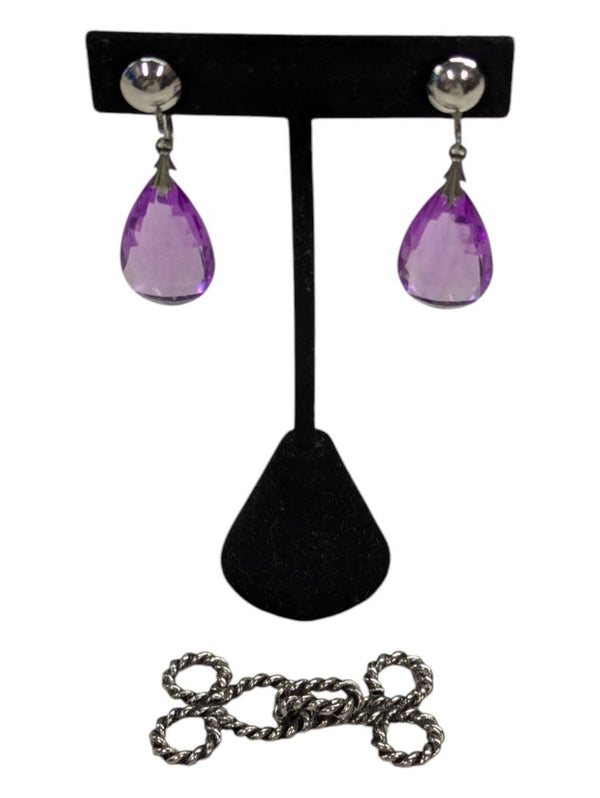 Purple jewelry set