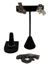 Silver tone statement jewelry set