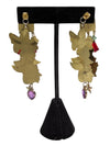 1 of a kind colourful dangle earrings