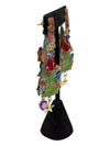 1 of a kind colourful dangle earrings