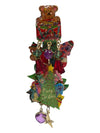 1 of a kind colourful dangle earrings