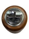 Vintage Ronson Table Lighter Rare Wood 1970s
