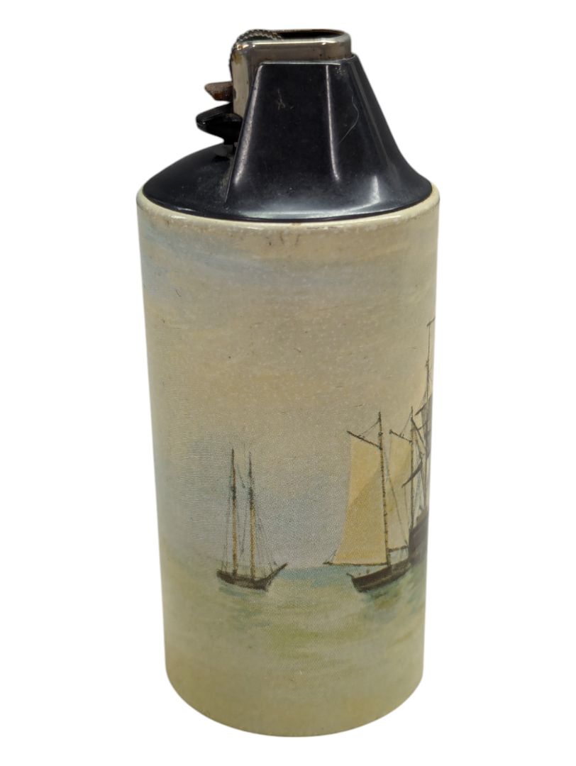 Vintage Cricket Tabletop Lighters with Galleon Ship Decoration CR-77
