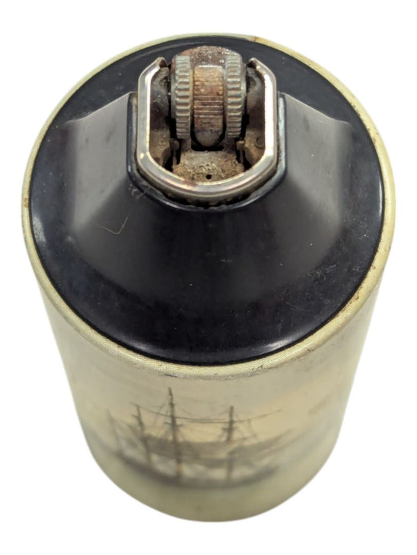 Vintage Cricket Tabletop Lighters with Galleon Ship Decoration CR-77