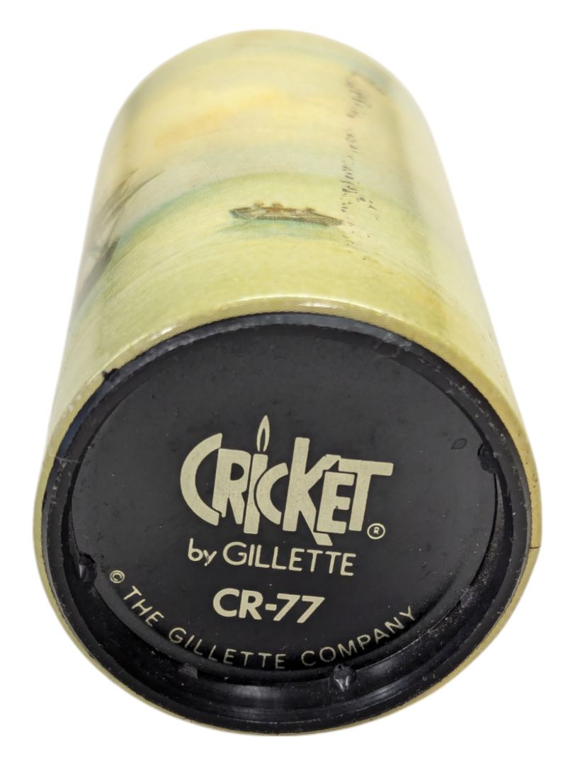 Vintage Cricket Tabletop Lighters with Galleon Ship Decoration CR-77