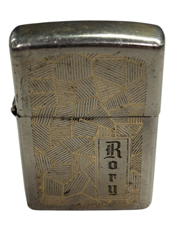 Vintage Zippo "Rory" K-VVI Niagrara Falls, Gold Toned Patterend