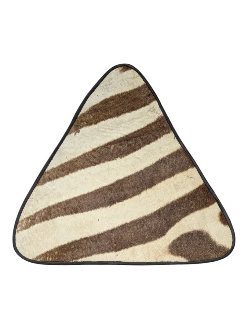Real Zebra Fur Seat Covers, Set of 4