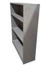 Gray 3-Shelf Bookshelf 3' x 4' x 1'