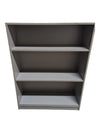 Gray 3-Shelf Bookshelf 3' x 4' x 1'