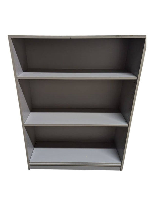 Gray 3-Shelf Bookshelf 3' x 4' x 1'