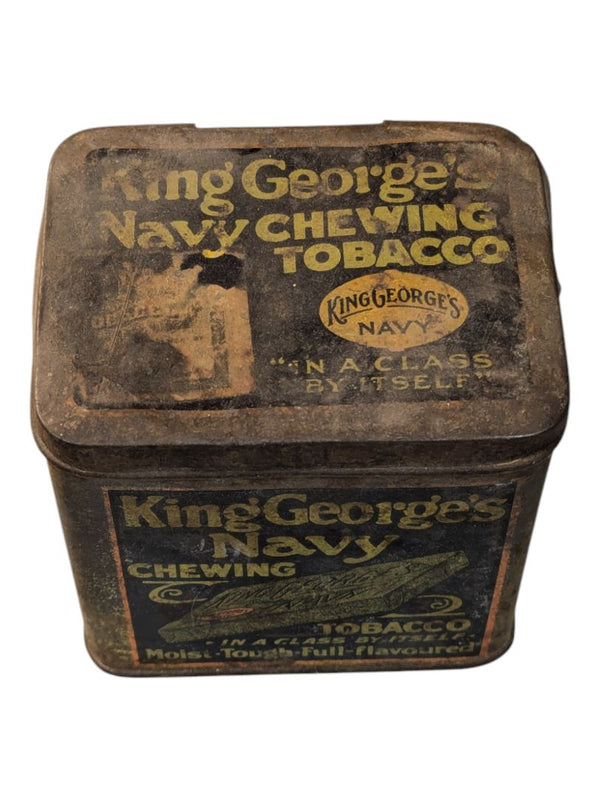 Vintage King George's Navy Chewing Tobacco Tin