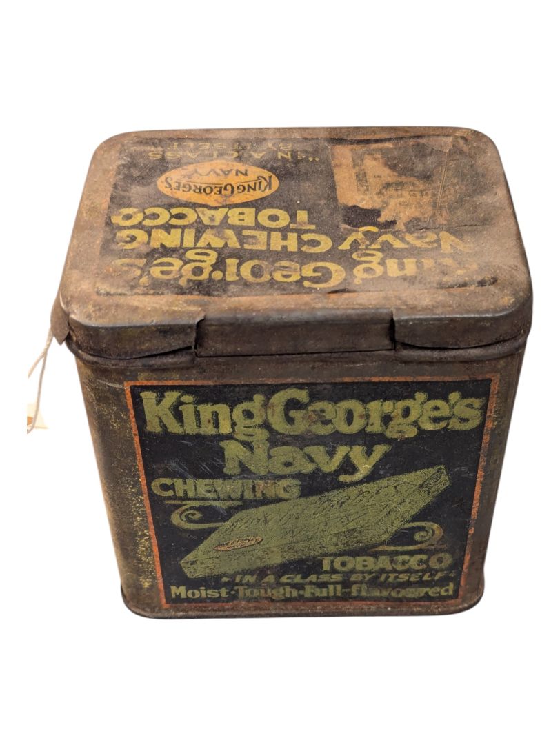 Vintage King George's Navy Chewing Tobacco Tin