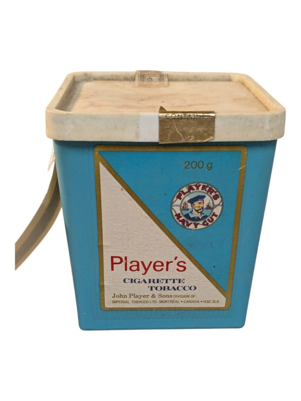 Vintage Player's Cigarette Tobacco Plastic Tin