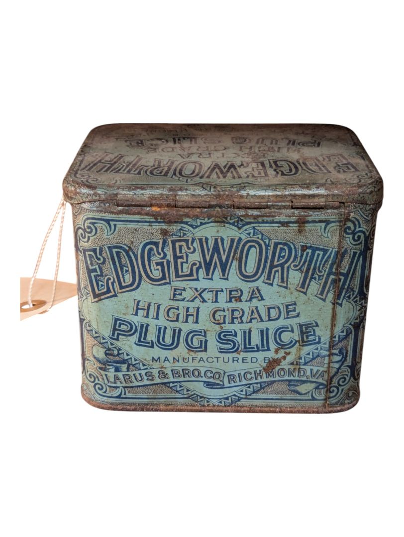 Vintage Edgeworth Extra High Grade Plug Slice Tin
