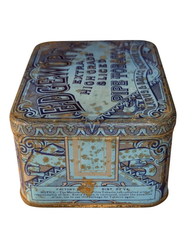 Vintage Edgeworth Extra High Grade Slice Pipe Tobacco Tin