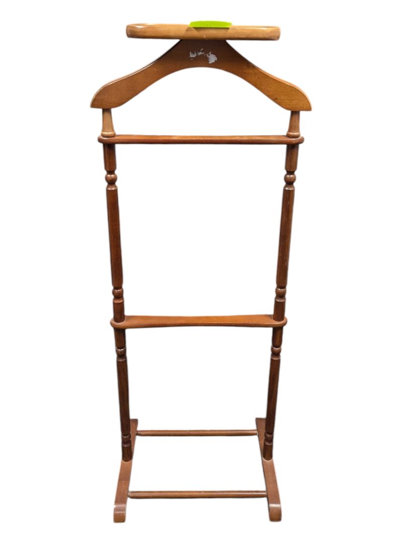 Winsome Wood Valet Stand - Dark Espresso Clothing Organizer With Mirror & Drawer