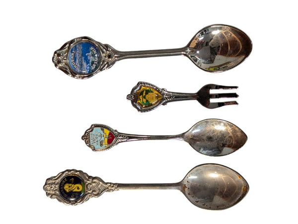 Lot of Vintage Spoons- Travel