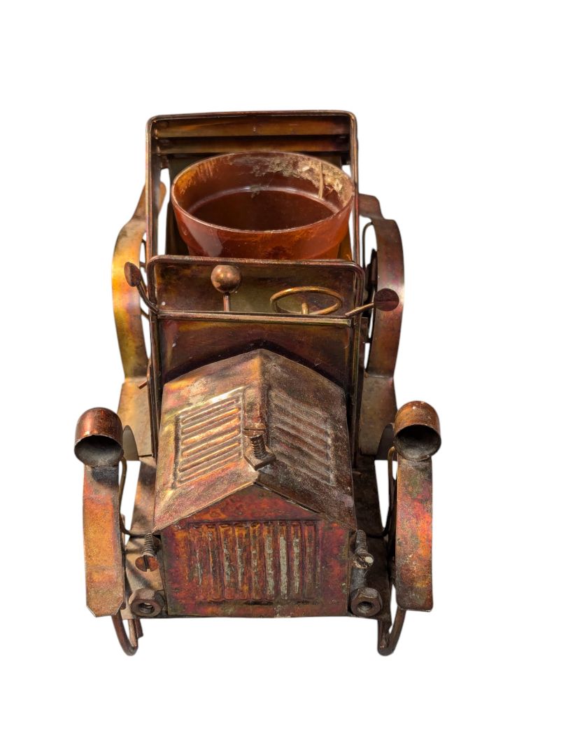 Copper Tone Car Planter