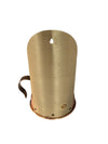 Copper Candle Holder with Reflector Sconce