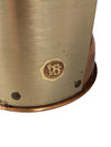 Copper Candle Holder with Reflector Sconce