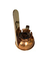 Copper Candle Holder with Reflector Sconce