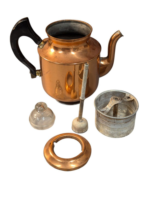 Vintage Copper Coffee Pot