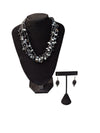 Black Bead Jewelry Set