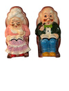 Pair of Retirement Fund Grandparent Piggy Banks
