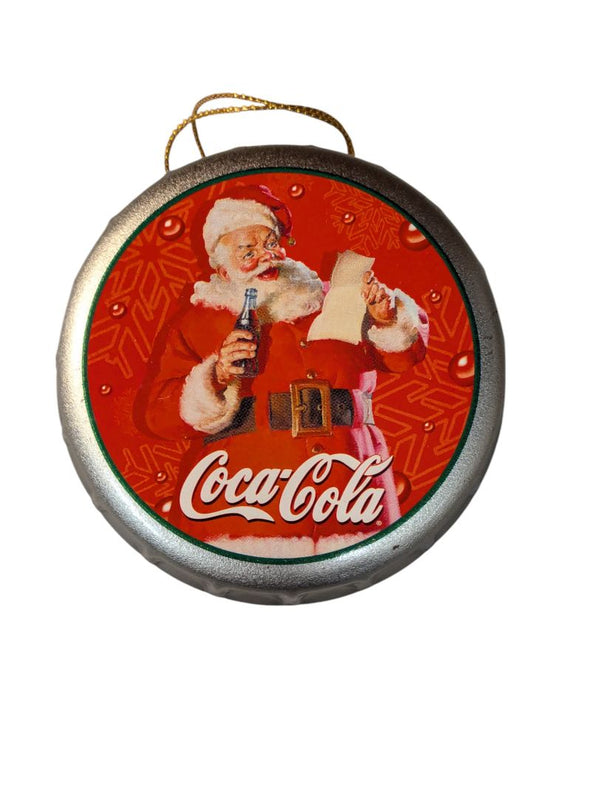 Coca-Cola Santa Coca-Cola Ornament Tin