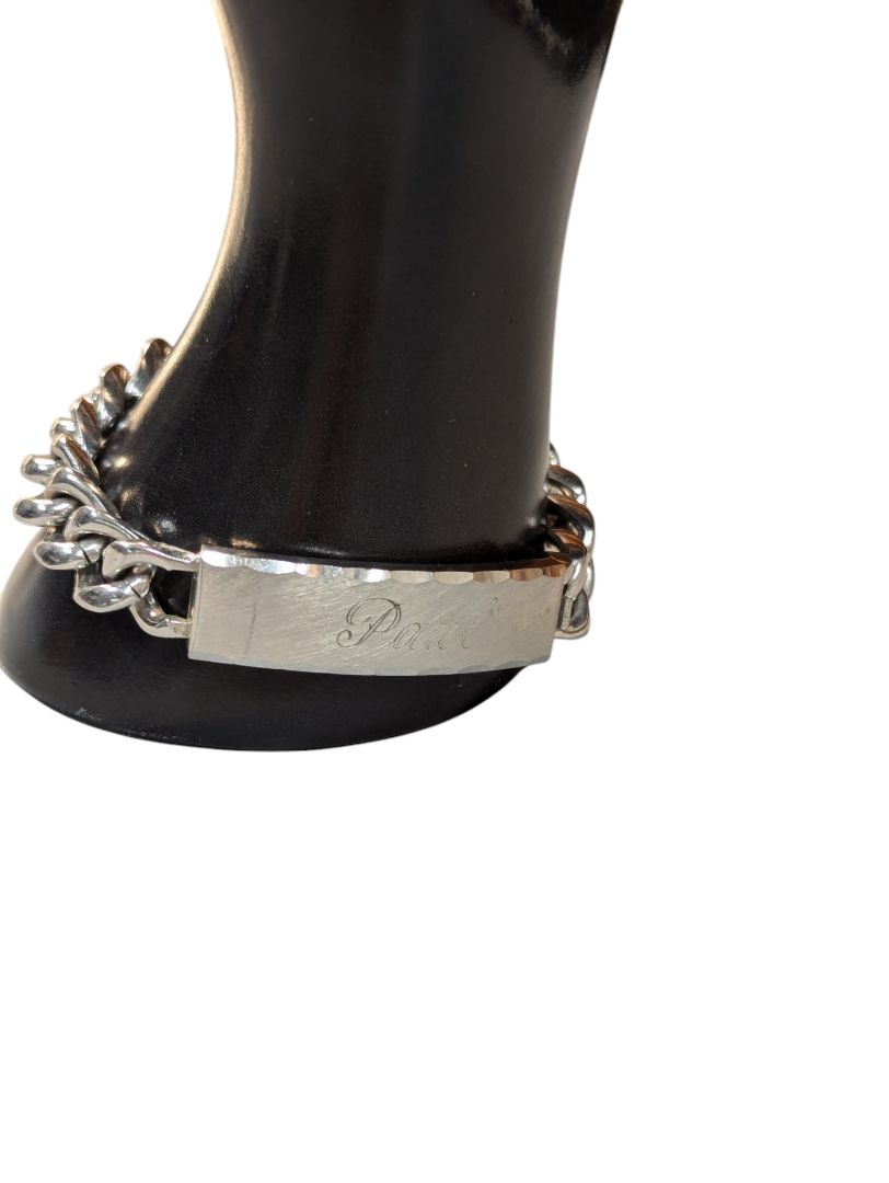 Chunky Silver Coloured Chain Bracelet