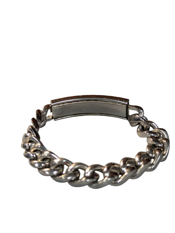 Chunky Silver Coloured Chain Bracelet
