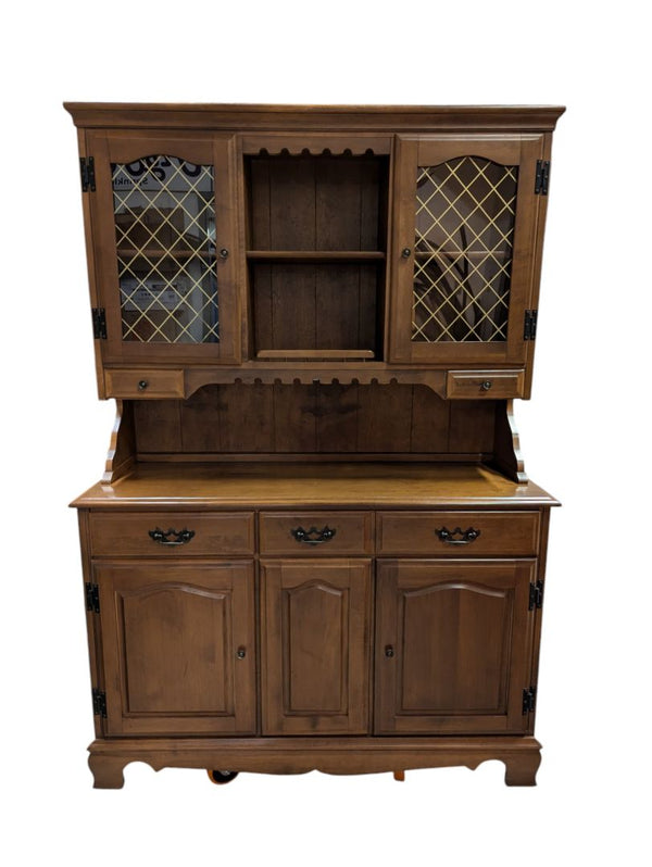 Wooden Kitchen Hutch  68" x 47" x 17"