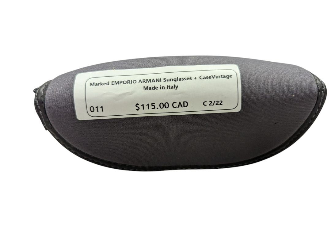 Marked EMPORIO ARMANI Sunglasses + Case Vintage