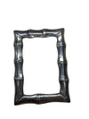 Silver Tone Bamboo Patterned Picture Frame