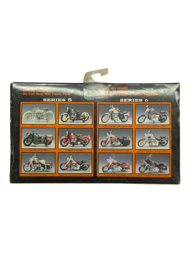 Harley-Davidson Silver Toy Motorbike