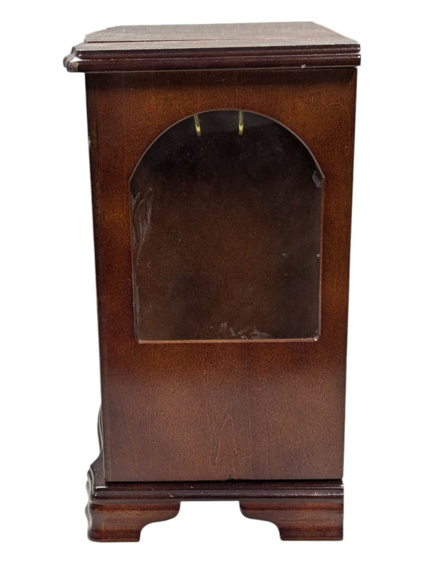 Vintage Jewlery Box with Drawers and Frosted Doors