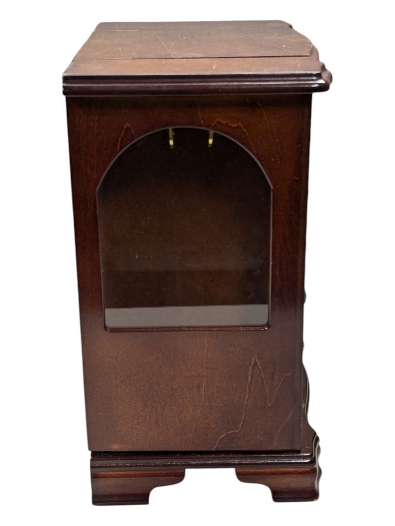 Vintage Jewlery Box with Drawers and Frosted Doors