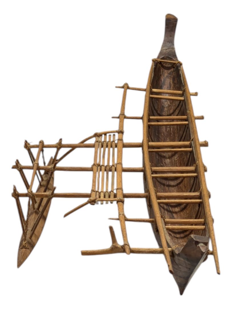 Model Outrigger Canoe