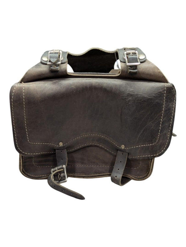 Brown Leather Saddlebag