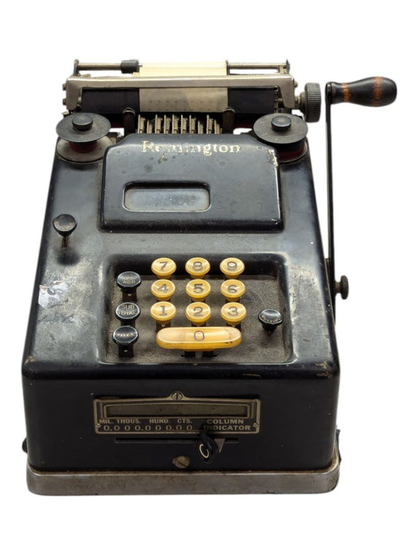 Antique Remington Calculator with Receipt Printing