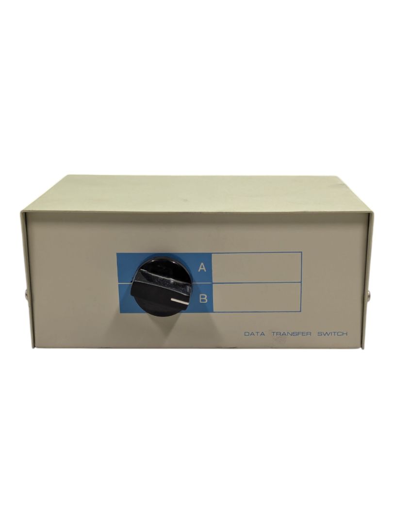 Transfer Instruments Box Vintage Data Transfer Switch Box and Mouse