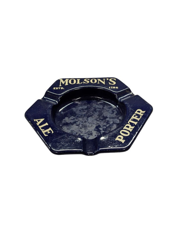 Molson's Blue Ashtray