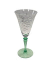 Uranium Streamed Wine Glass