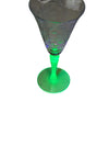 Uranium Streamed Wine Glass