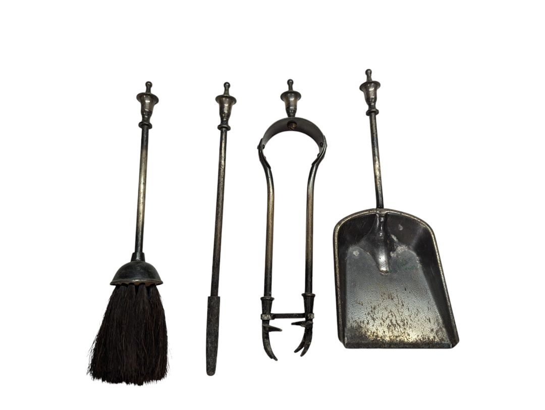4 Piece Fireplace Tool Set