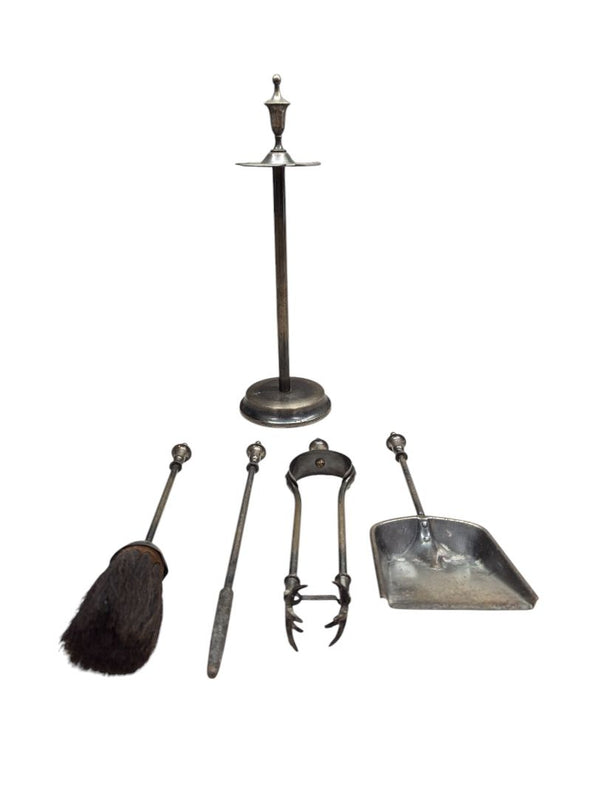 4 Piece Fireplace Tool Set