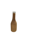 Wicker Wrapped Glass Bottle
